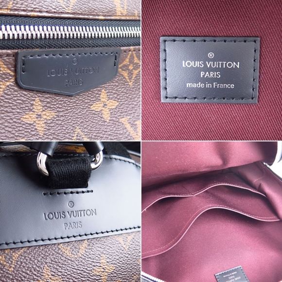 Louis Vuitton Josh Monogram Macassar Backpack Brown Rucksack - Picture 8 of 9